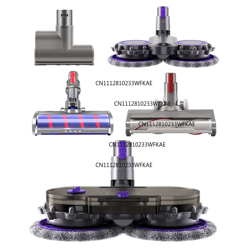 Фото Аксессуары для пылесоса Huixi FORVV Dyson V8/V10/V11/V12/V15/V6: насадка-швабра, щетка для пола с прямым приводом. №4