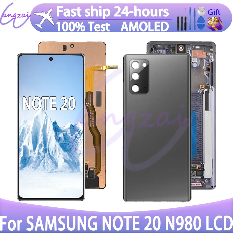 6 78 '➪++ Super AMOLED для Samsung Galaxy Note 20 N980 N980F ЖК-дисплей с цифровым преобразователем