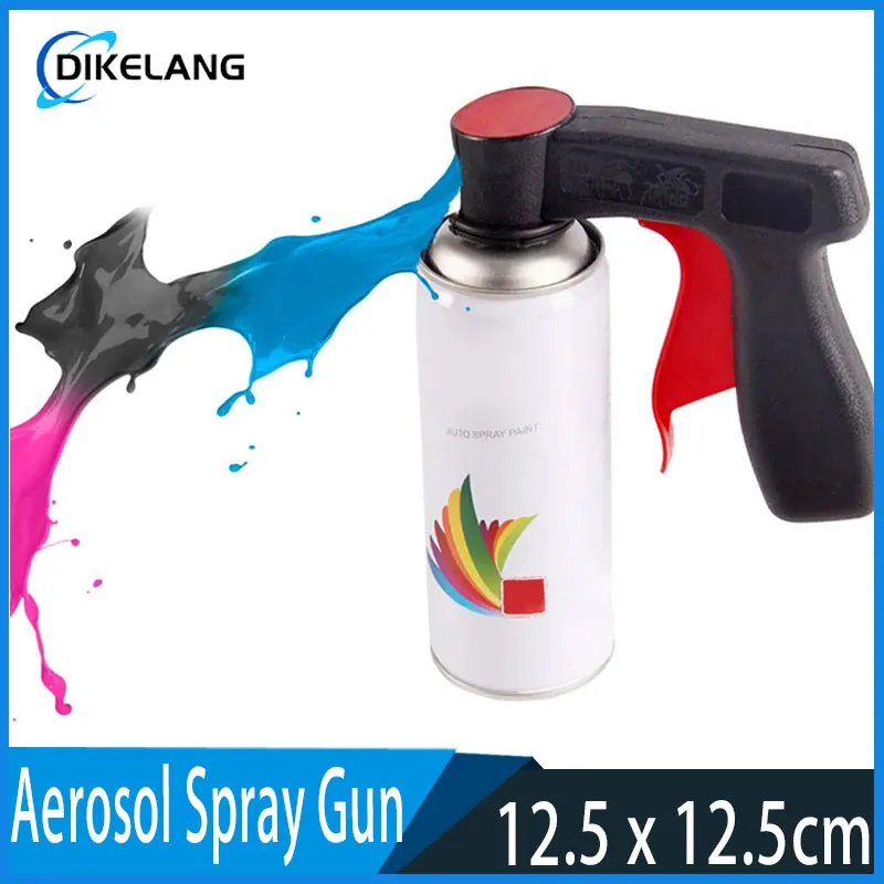 

Spray Gun Adaptor with Full Grip Lock Aerosol Spray Gun Auto Polishing Paint Care Handle Car Maintenance Tool Care Accessories