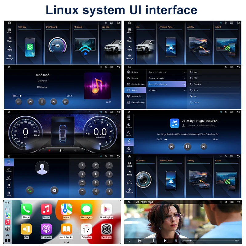 Фото 8,8-дюймовый дисплей с системой Linux для BMW 3/4 серии F30 F31 F32 F33 F34 F36 NBT EVO с поддержкой беспроводного CarPlay и Android Auto. №5
