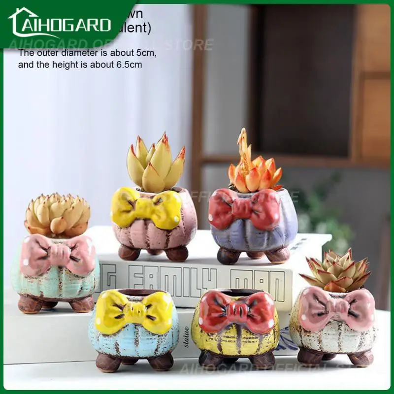 

Цветной керамический цветочный горшок, креативные Мультяшные керамические цветочные горшки, цветочный горшок, керамический цветочный гор...