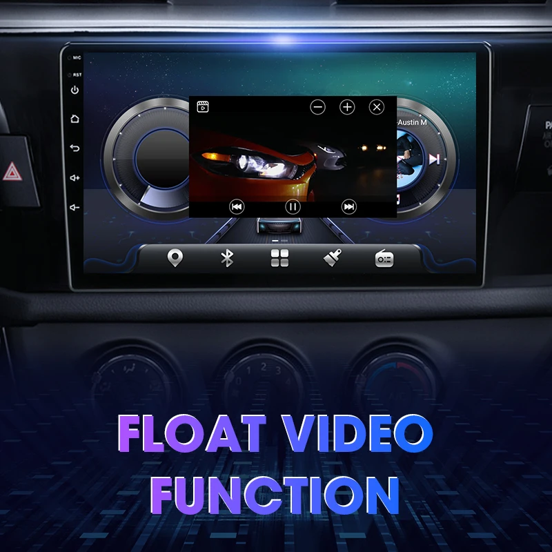 JMCQ Android 11 4G 2 Din Автомобильная стереомагнитола мультимедийный плеер для Citroen Toyota