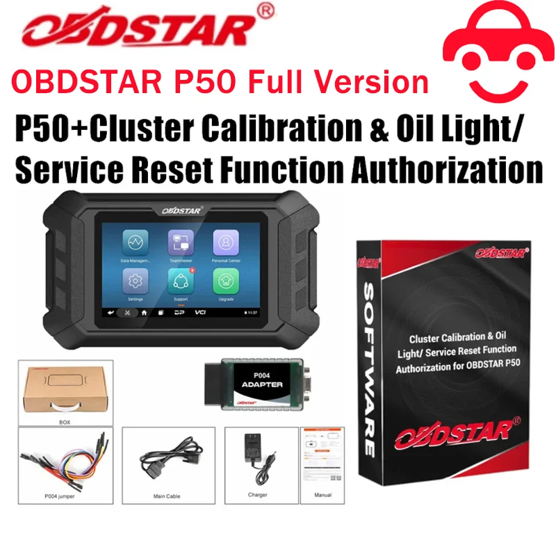 Оригинальный OBDSTAR P50 полная версия сброса подушек безопасности интеллектуальные