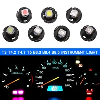 10x t3 t4 2 t4 7 t5 b8 3 b8 4 b8 5 led car light bulb luces led para 1 leds 1210 5050 smd auto interior side light