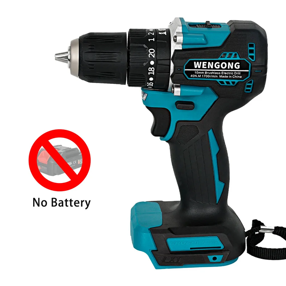 

Аккумуляторный бесщеточный шуруповерт Makita 10 мм 2 скорости