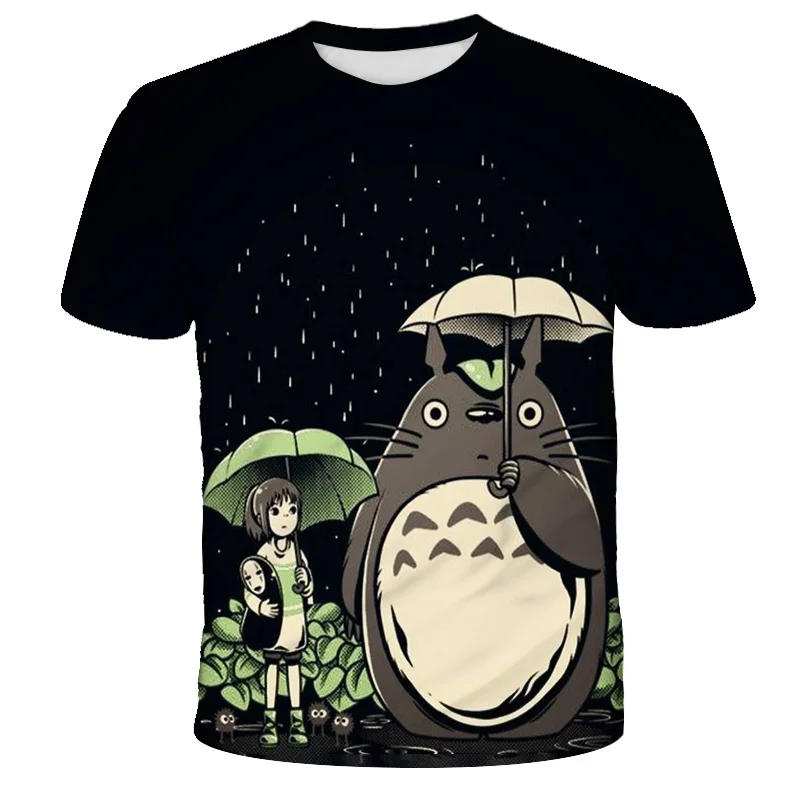 

Summer Classic Totoro Anime T-Shirts & Prints Men's Casual T-shirts Kawaii Cartoon Graphics Funny Harajuku O-Neck Short Sleeves