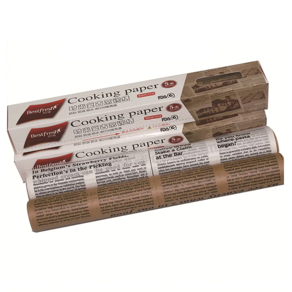 Бумага для выпечки с антипригарным покрытием микроволновой печи безопасная