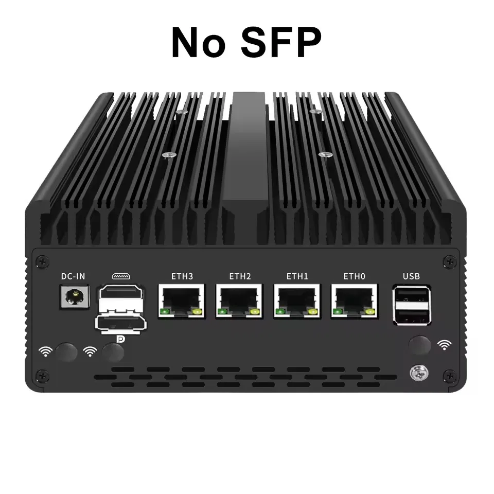 Topton Новый мини-ПК Intel i7 13620H 8505 Firewall 4*/2*10G SFP+ 4xi226-V 2.5G 2 * DDR5 NVMe Промышленный компьютер