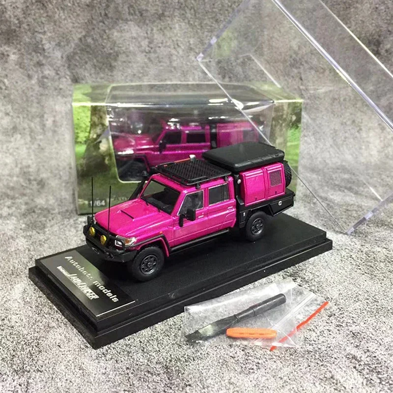 Модель автомобиля Autobots 1:64 Land Cruiser LC79 J70 литой пикап из сплава коллекция -