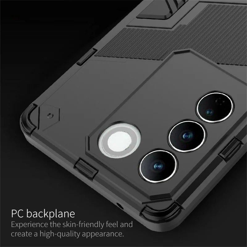 For Vivo V27 Pro 5G Case Cover Vivo V27 Pro Capa New Shockproof Armor Phone Back Bumper Kickstand Holder Funda Vivo V 27 V27 Pro