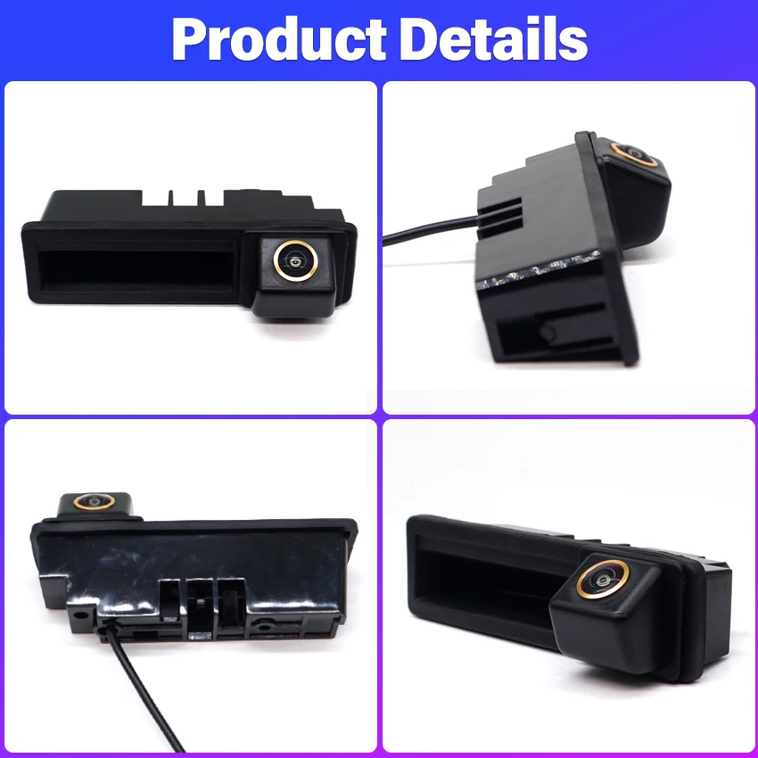 HD камера заднего вида для Audi A4 S4 RS4 8K B8 B6 B7 2003 ~ 2009 ручка багажника резервная