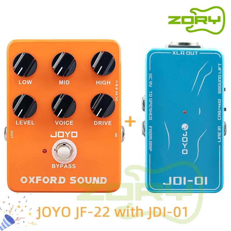 

JOYO JF-22 оксфордская звуковая чистая педаль искажения для электрической гитары педаль классической британской рок 70's педаль для гитары