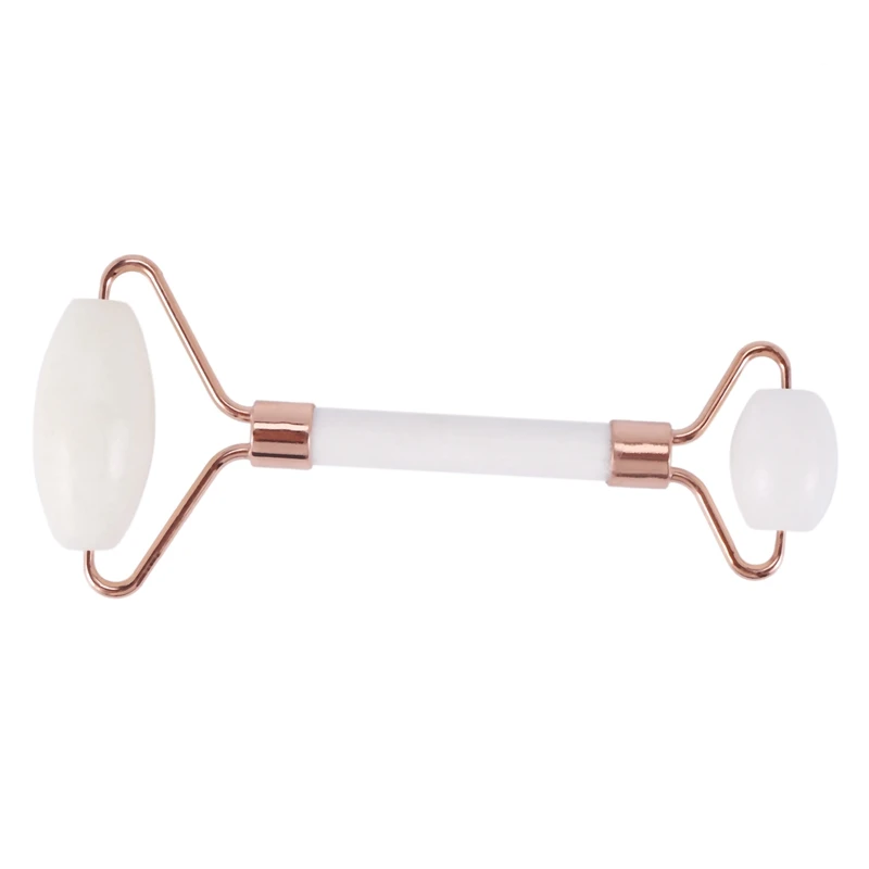 

Natural Jade Roller For Face - Gua Sha Massage Scraping Tool- Anti Aging Eye Facial Skin Massager Treatment Therapy - Premium Cl