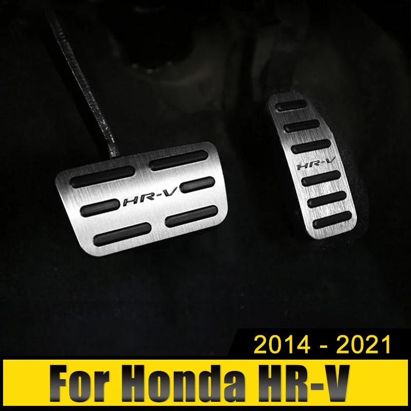Car Accelerator Brake Pedal Clutch Pedasl Pad Non-Slip Cover For Honda HR-V HRV 2014- 2016 2017 2018 2019 2020 2021 Accessories