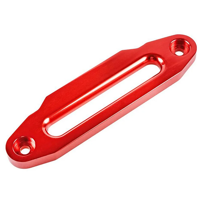 

10 дюймов 254 мм алюминиевый сплав Заготовка алюминиевый Hawse Fairlead 8000-15000 фунтов ATV UTV синтетический трос для лебедки