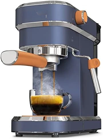 

Espresso Machine 20 Bar Espresso Maker CMEP02 with Milk Frother Steamer, Home Expresso Machine for Cappuccino and Latte (Silver