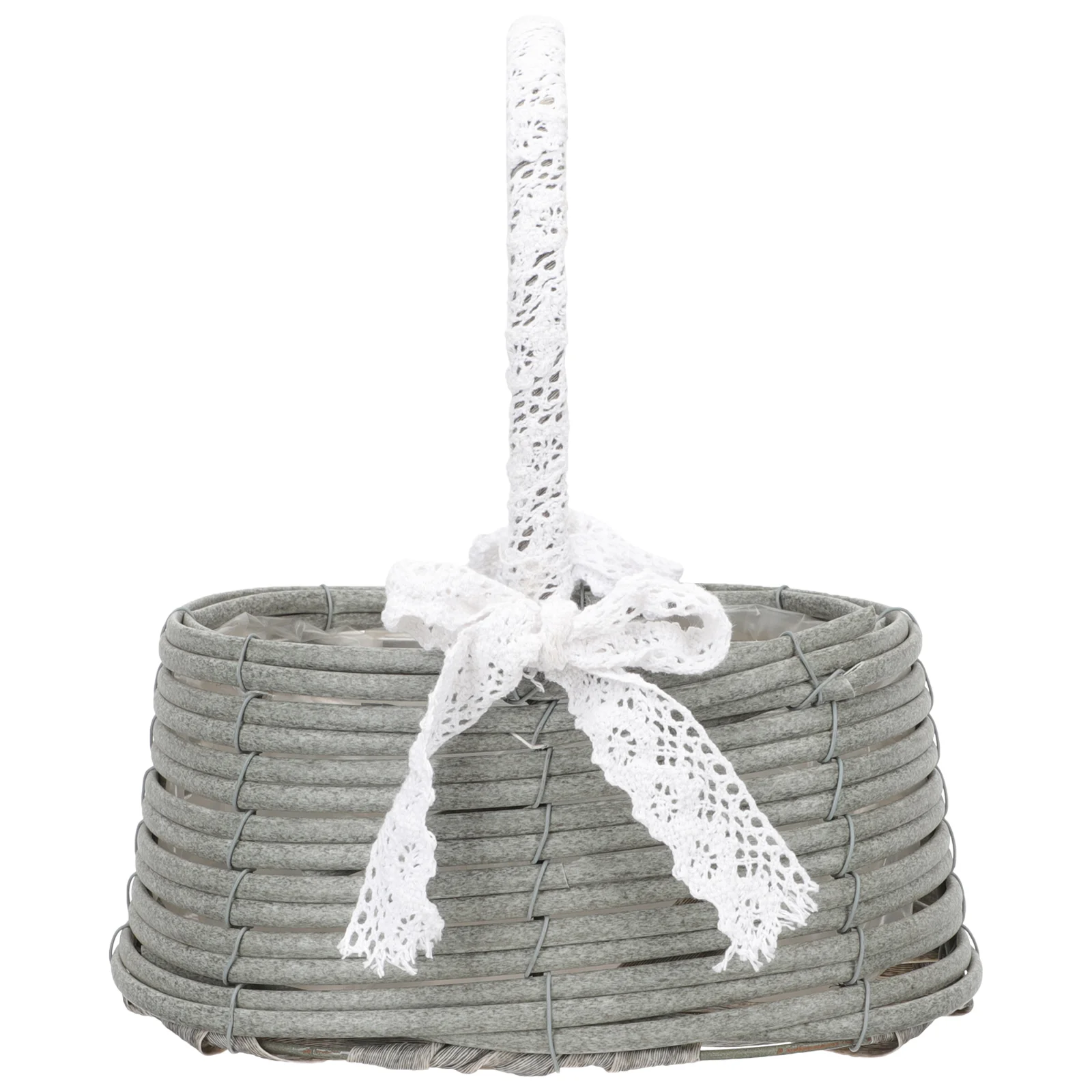 

Basket Flower Girl Woven Wicker Wedding Baskets Petal Rattan Bolga Easter Seagrass Egg Storage Vegetable Fruit Hamper Holder