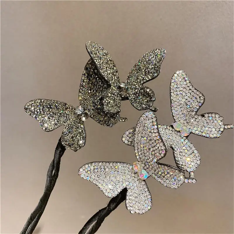 Прическа сделай сам заколка-бабочка для волос женская заколка с шариковой