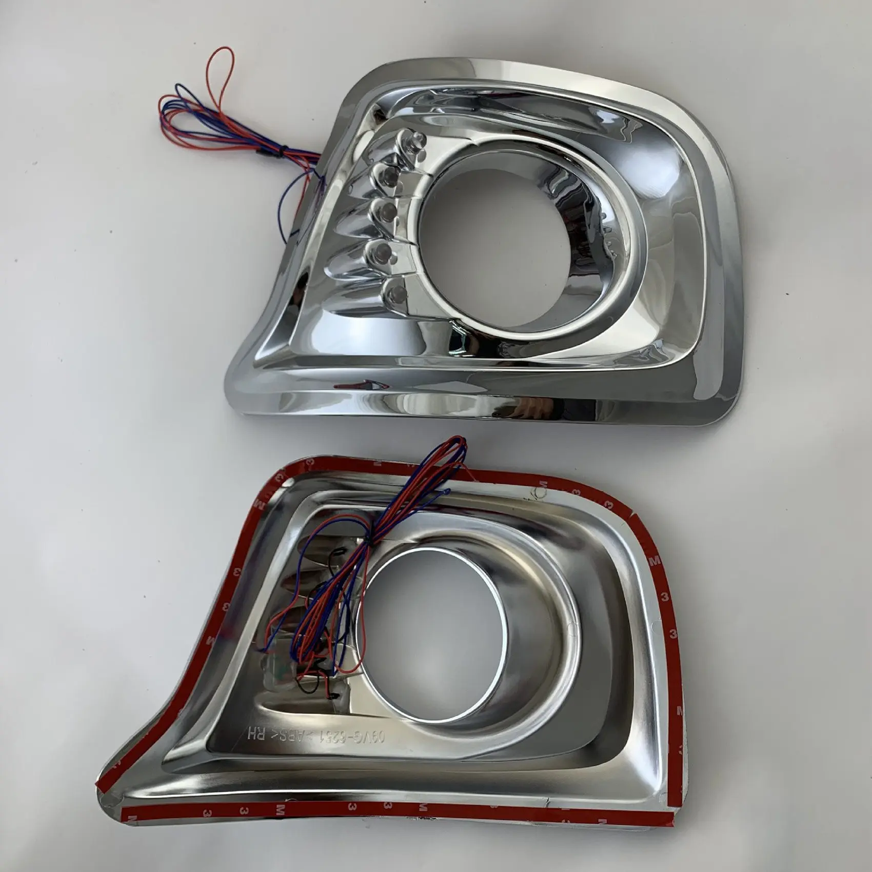 Хромированный передний бампер противотуманная лампа рамка Обложка отделка для