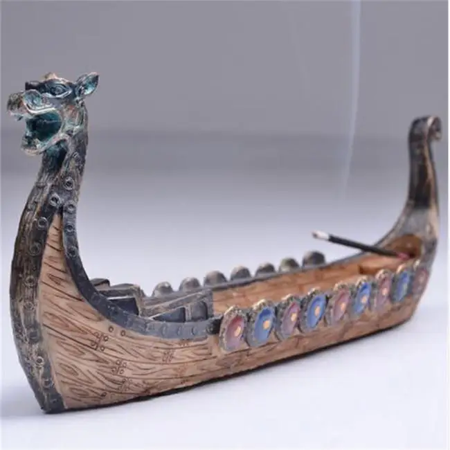 

Home Creative Decoration Ornament Dragon Boat Craft Incense Burner Ornament