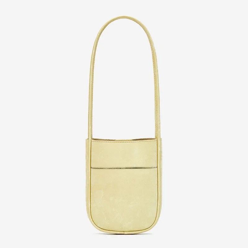 Новые китайские атласные мини-сумочки из воловьей кожи новинка 2024 винтажная