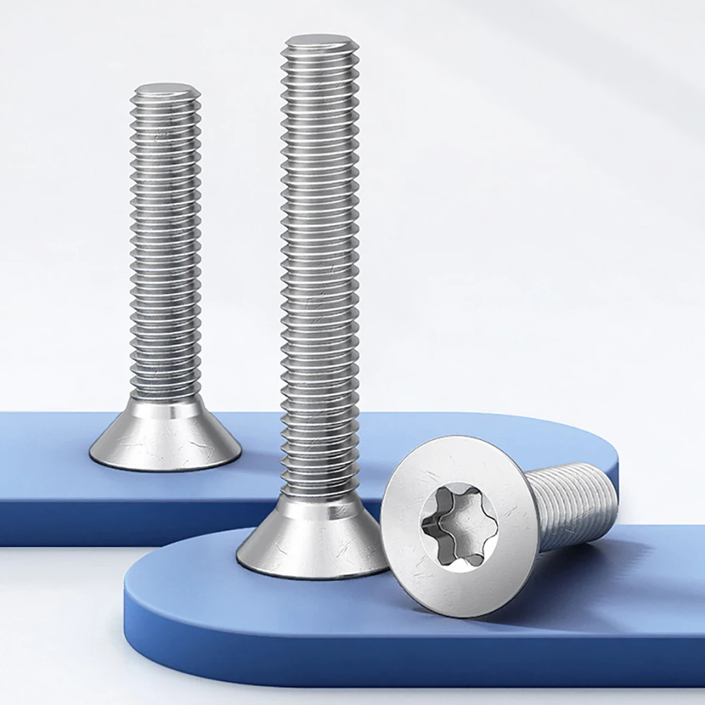 

M2 M2.5 M3 M4 Flat Head Torx Security Machine Screws - A2 304 Stainless Steel