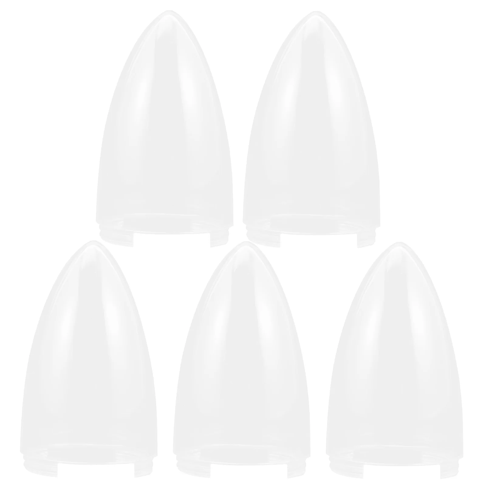 

5Pcs Simple Plastic Lampshade Chandelier Lamp Cover Light Shade for Home