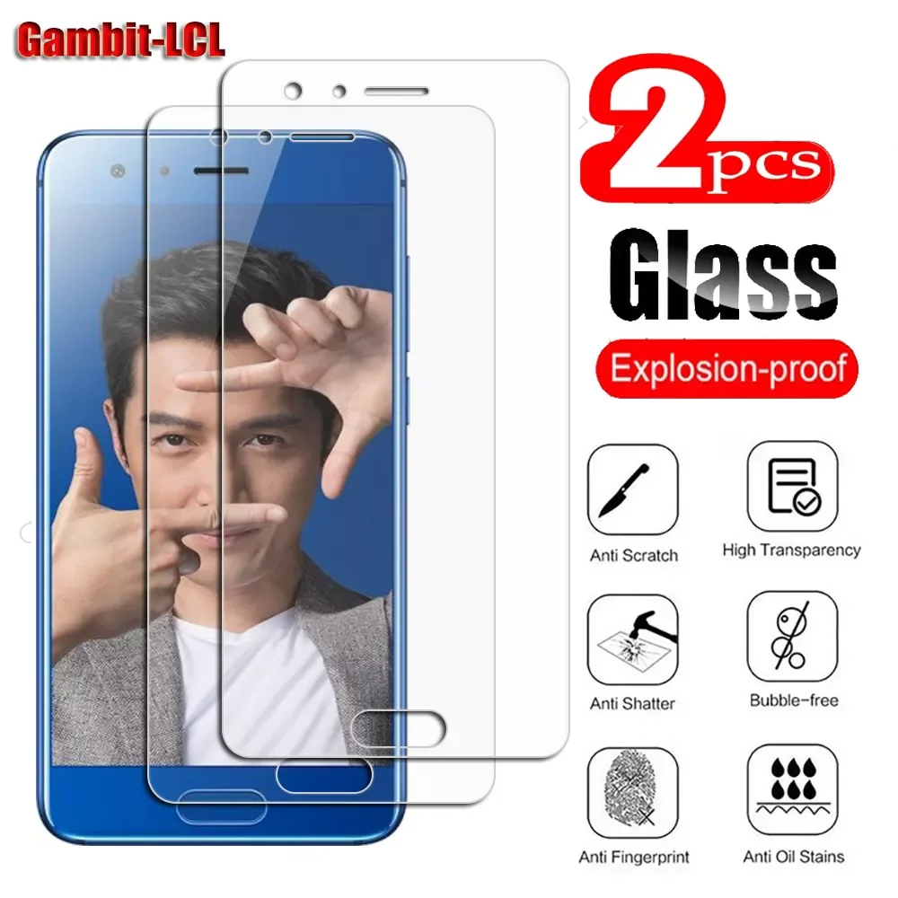 

9H Original Protective Tempered Glass For Huawei Honor 9 Premium 5.15" Honor9 STF-L09 Screen Protective Protector Cover Fi