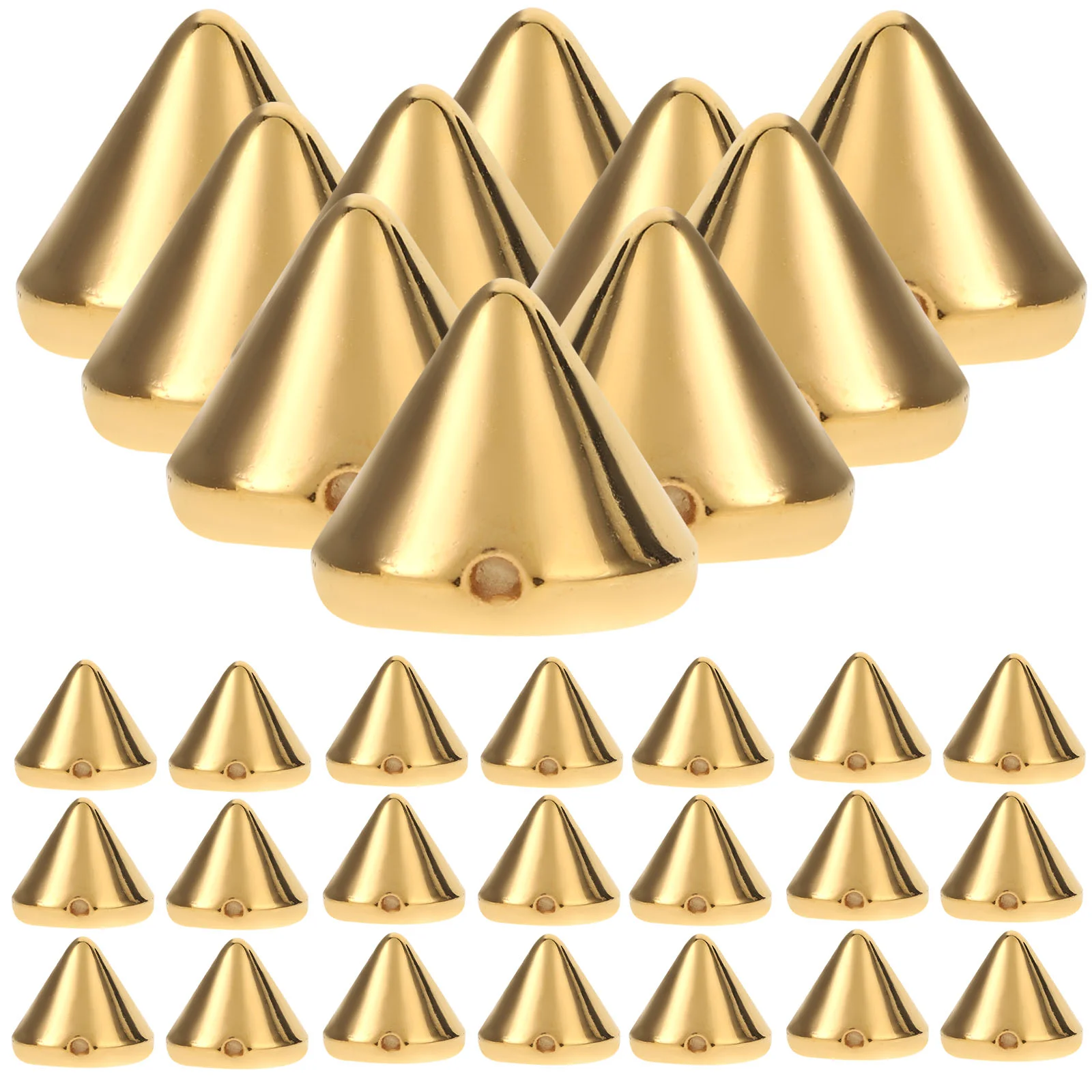 

100 Pcs Jewelry Accessary Spacer Beads Nails Accessories Bags Embellishment Snaps Beading DIY Garments