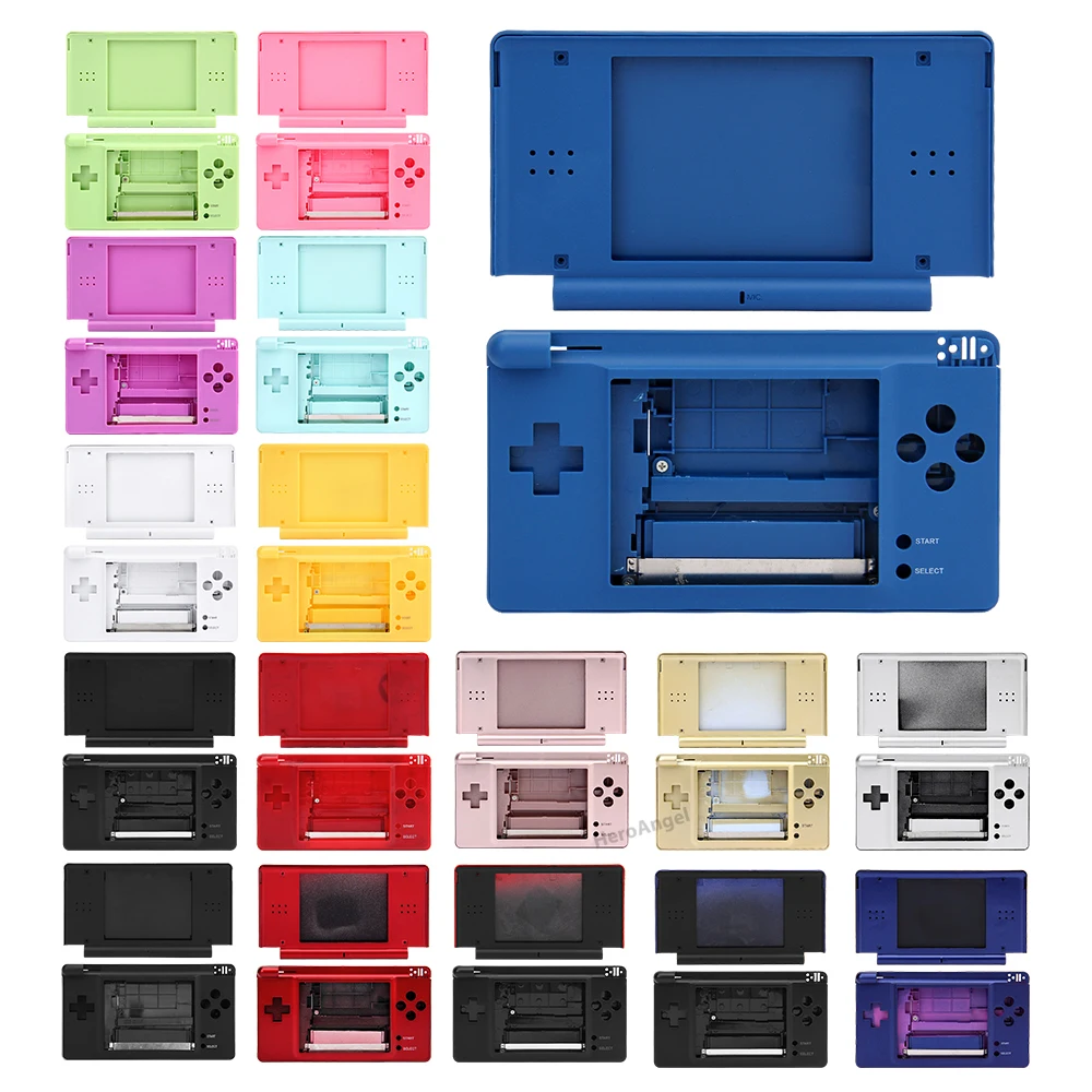 New 18 Colors Replacement Housing Shell Case For NDS Lite DS Lite DSL NDSL NDS Lite Console Case With Buttons Accessories images - 6