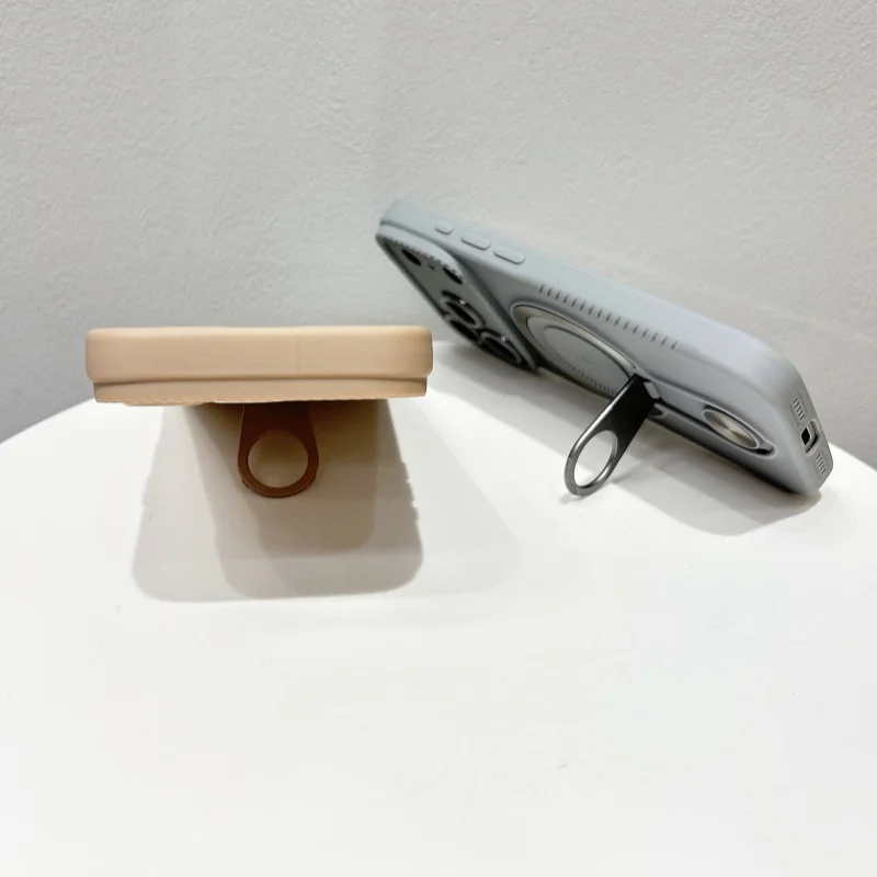 Фото Для Magsafe Small Tail Чехол с магнитной подставкой и беспроводной зарядкой для iPhone 17 Air 14 15 13 11 12 16 Pro Max Plus Противоударный чехол из ТПУ №3
