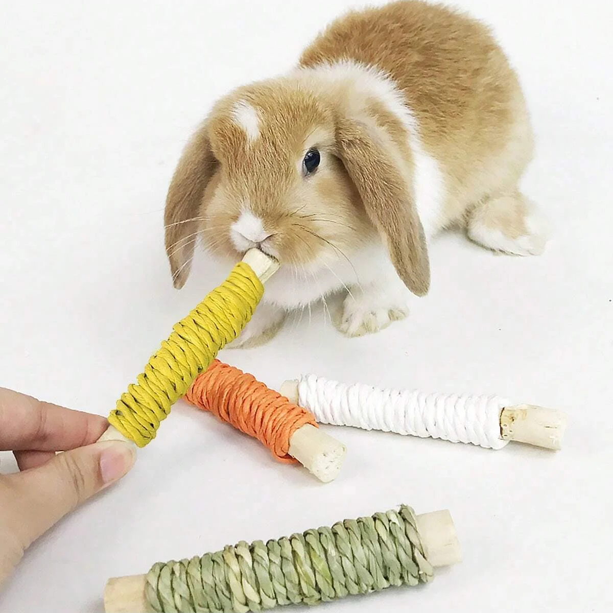 4 шт. плетеные Игрушки для маленьких домашних животных