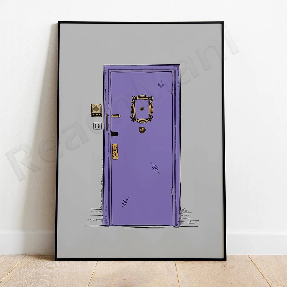 

Плакат Friends, Моника и Чендлер, печать на холсте, ReachMani