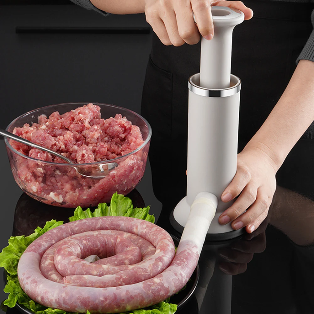 

Manual Sausage Stuffer Press Type Sausage Making Machine Meatball Maker Sausage Meatball Tool Sausage Meatball Filler