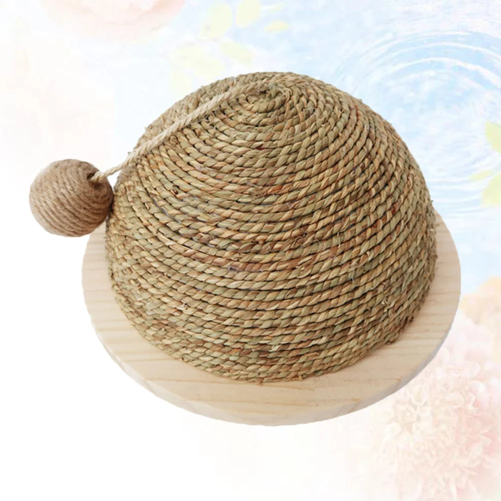 

Cat Toy Scratch Pet Catching Rope Grinding Playing Straw Funny Teaser Supplies Scratcher Board Climbing Frame Pad Toys