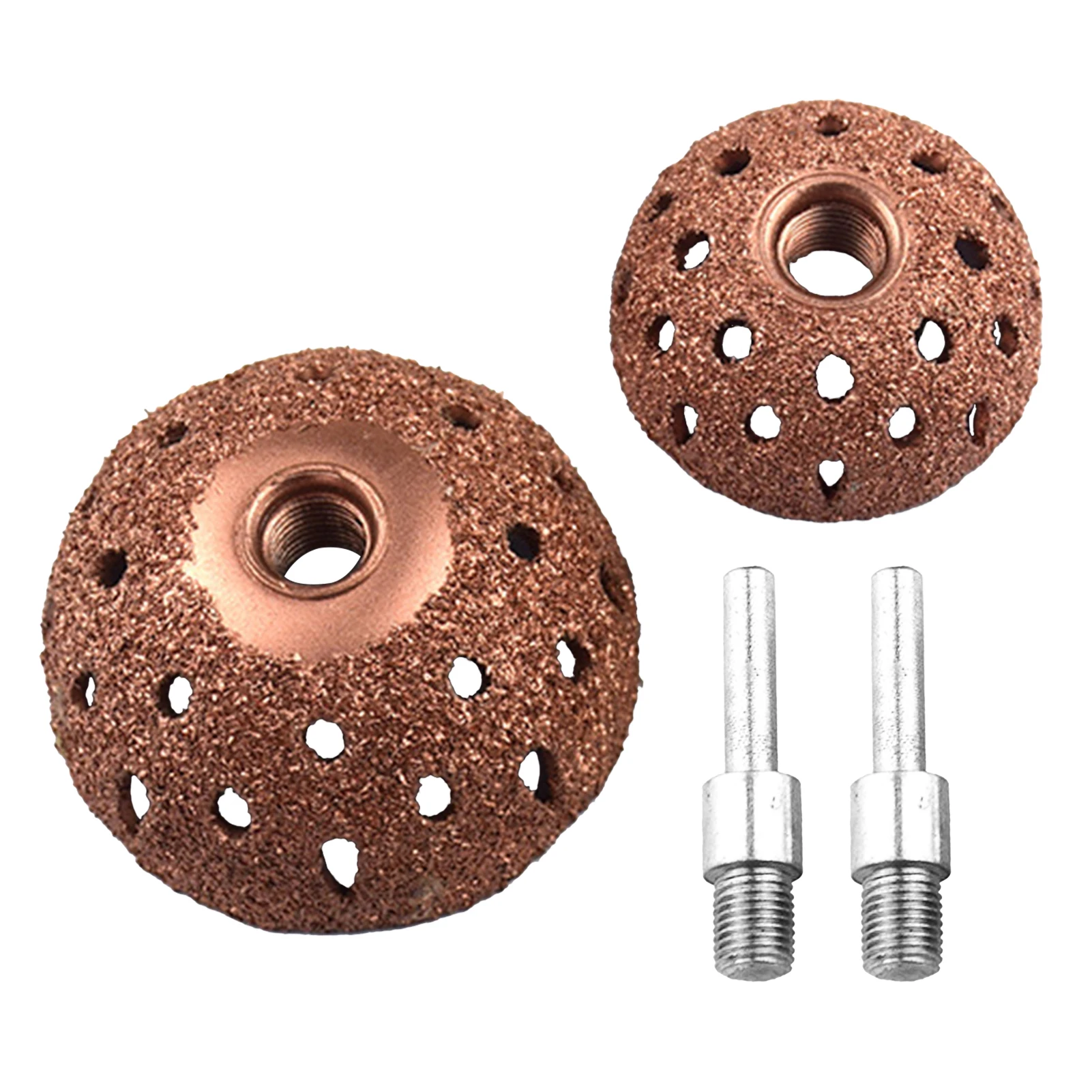 

2pcs Accessories Durable Bowl Shape Sanding Grinding Head With Shaft Linking Rod Professional Buffing Wheel Furniture Polish