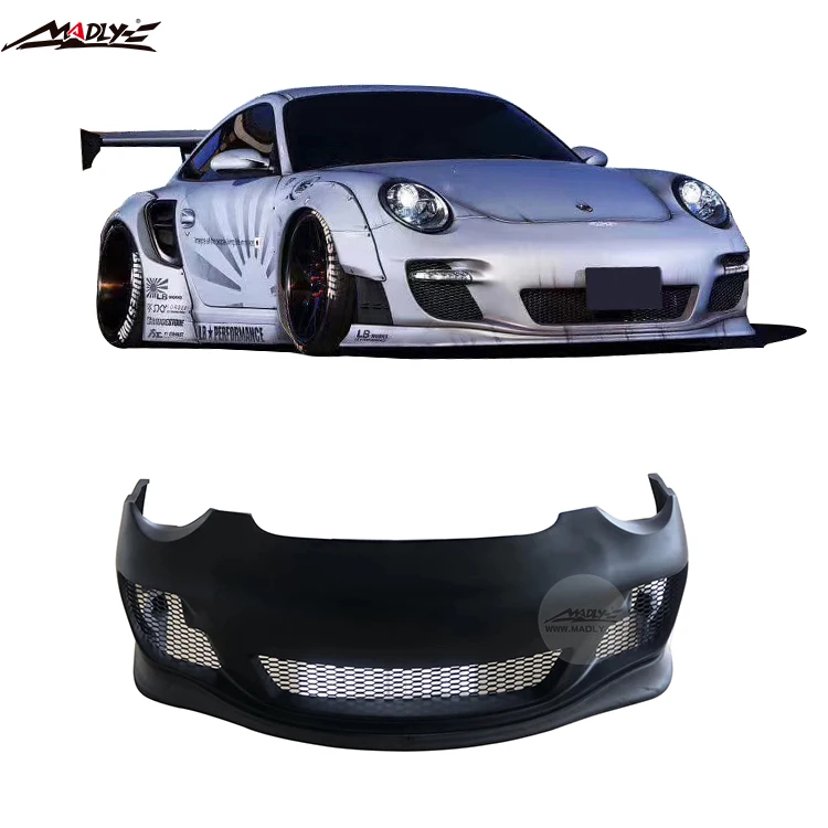 Комплекты кузова для Porsche 997 Tur bo Комплект LB Style Волокно стекло Бамперы Колесо Арка