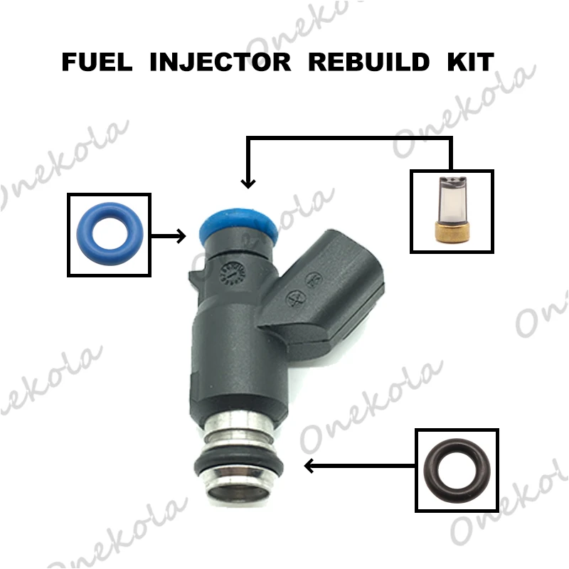 

Filters Orings Seals Grommets Fuel injector service kit filter for Chevrolet Aveo Aveo5 06-08 Pontiac Wave Wave5 1.6L 96487553