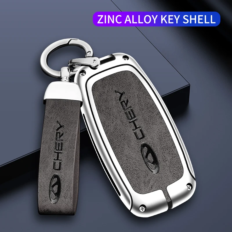 

Car Key Case Shell Auto Emblem Keychain Ring For Chery Tiggo 7 PRO 5 2 2 3 8 5X 3X QQ Fulwin Arrizo A1 A3 A5 T11 Amulet M11 East