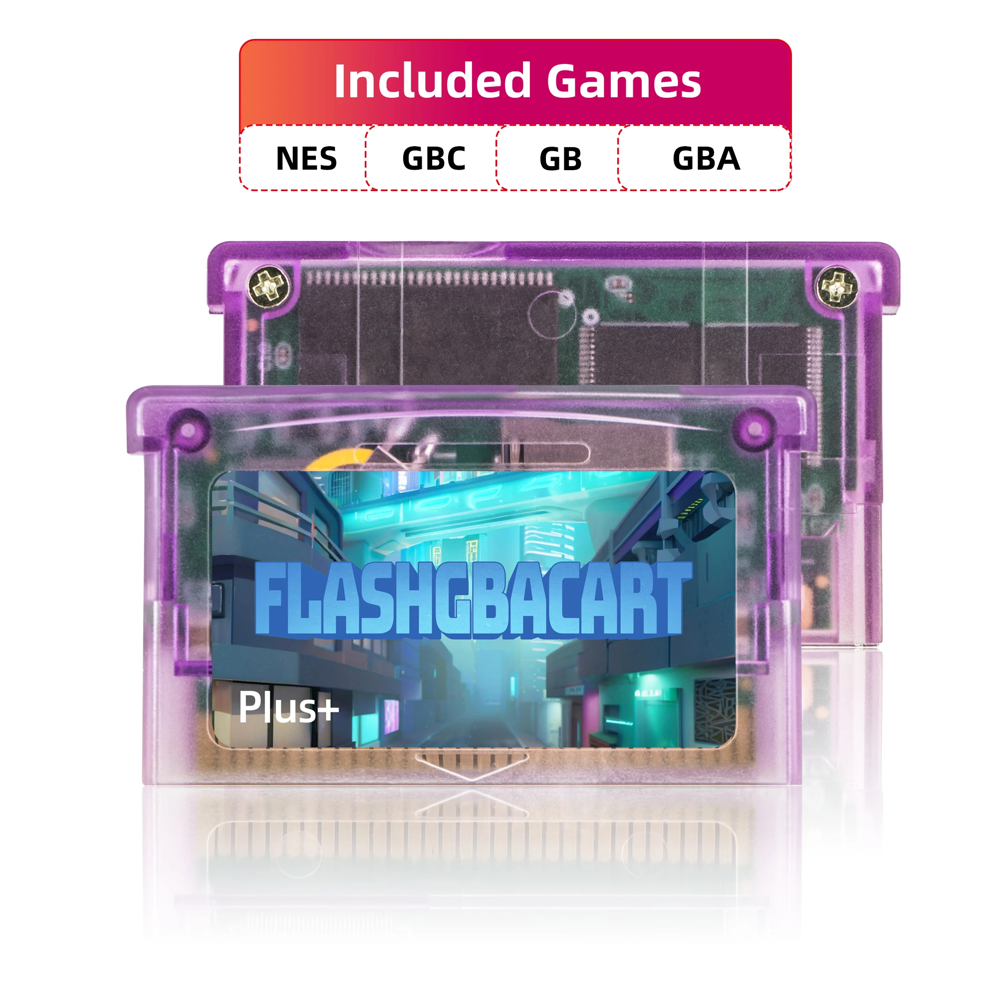Фото Перезаписываемая тележка для игр GBA FlashGBACart Plus+, резервное устройство RTC, совместимое с GBA GBC GB NES Series №2