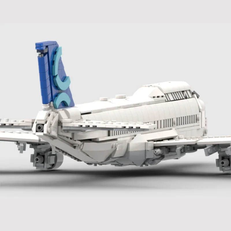 Конструктор Moc модель военного транспорта знаменитый конструктор Боинг 747