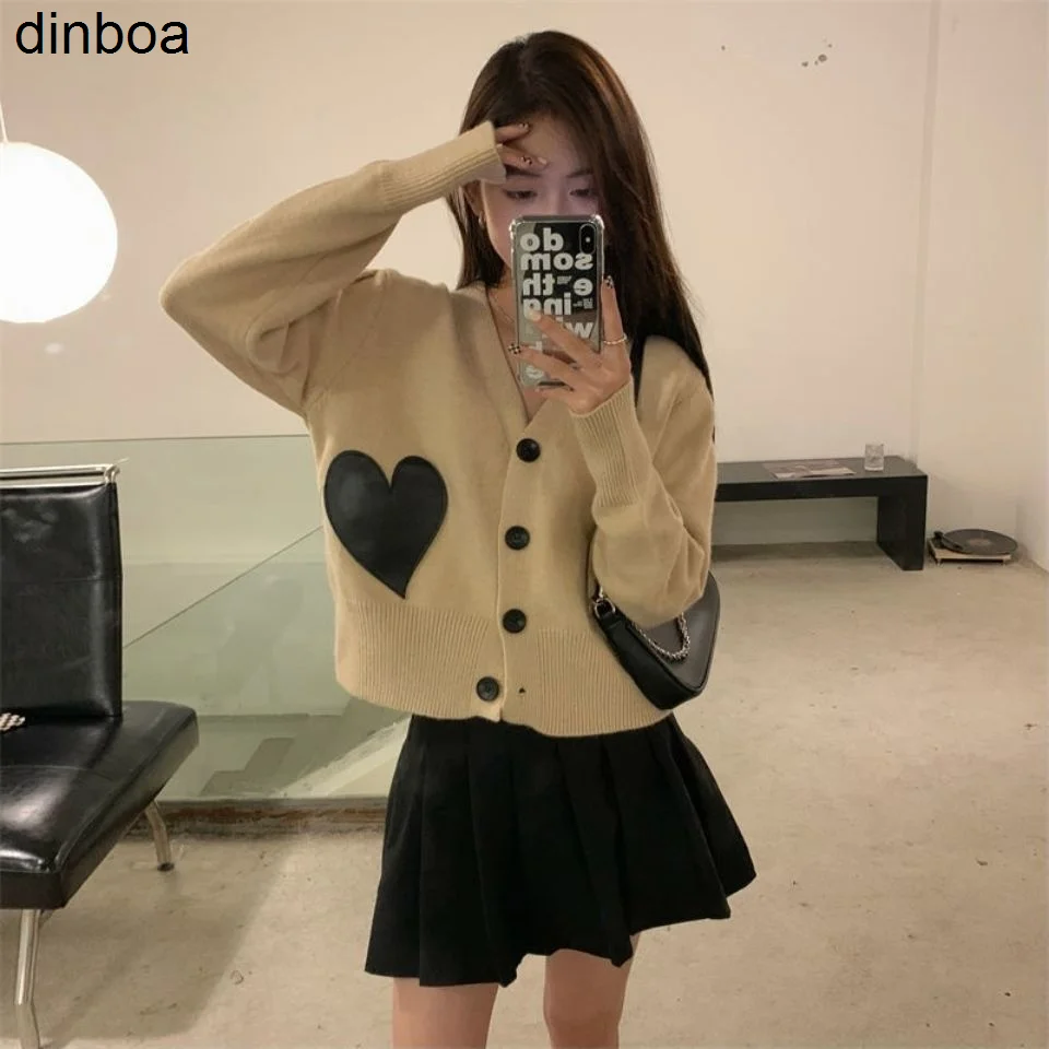 

Dinboa-Модный женский короткий топ с длинным рукавом