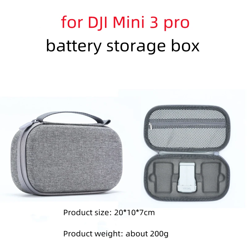 

Battery Storage Box For DJI Mini 3 PRO Body Bag Remote Control Storage Case for Mini 3 Pro with Screen Clutch Bag Accessories