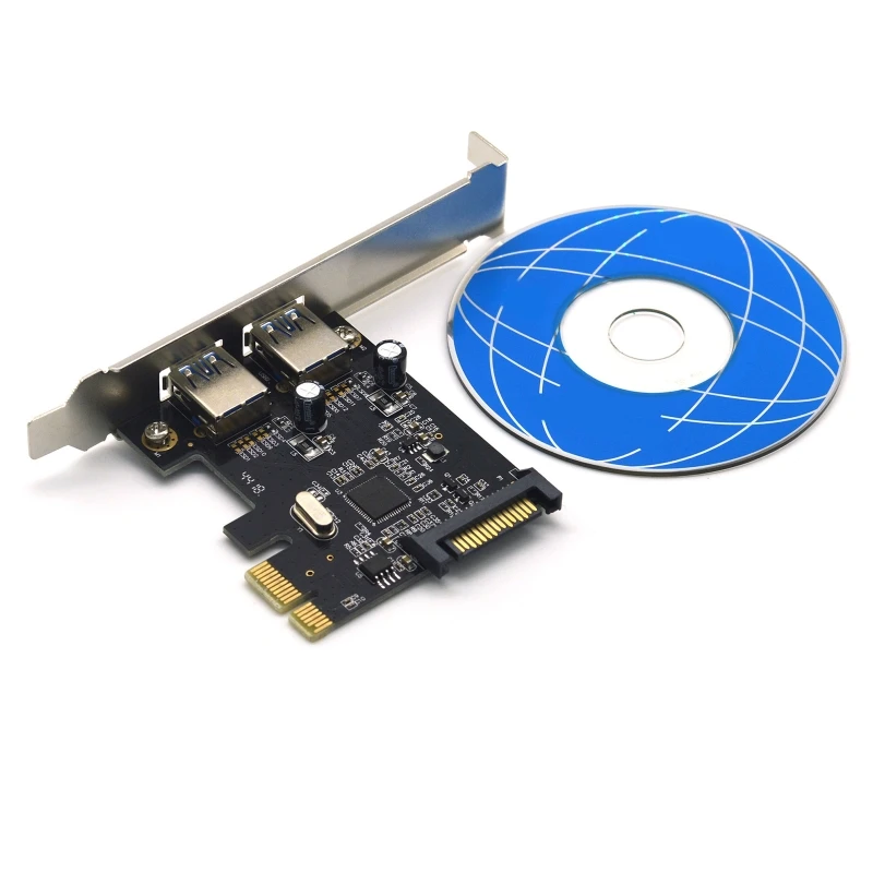 

Плата расширения с 2 портами PCI-E на USB C 3,0, 5 Гбит/с