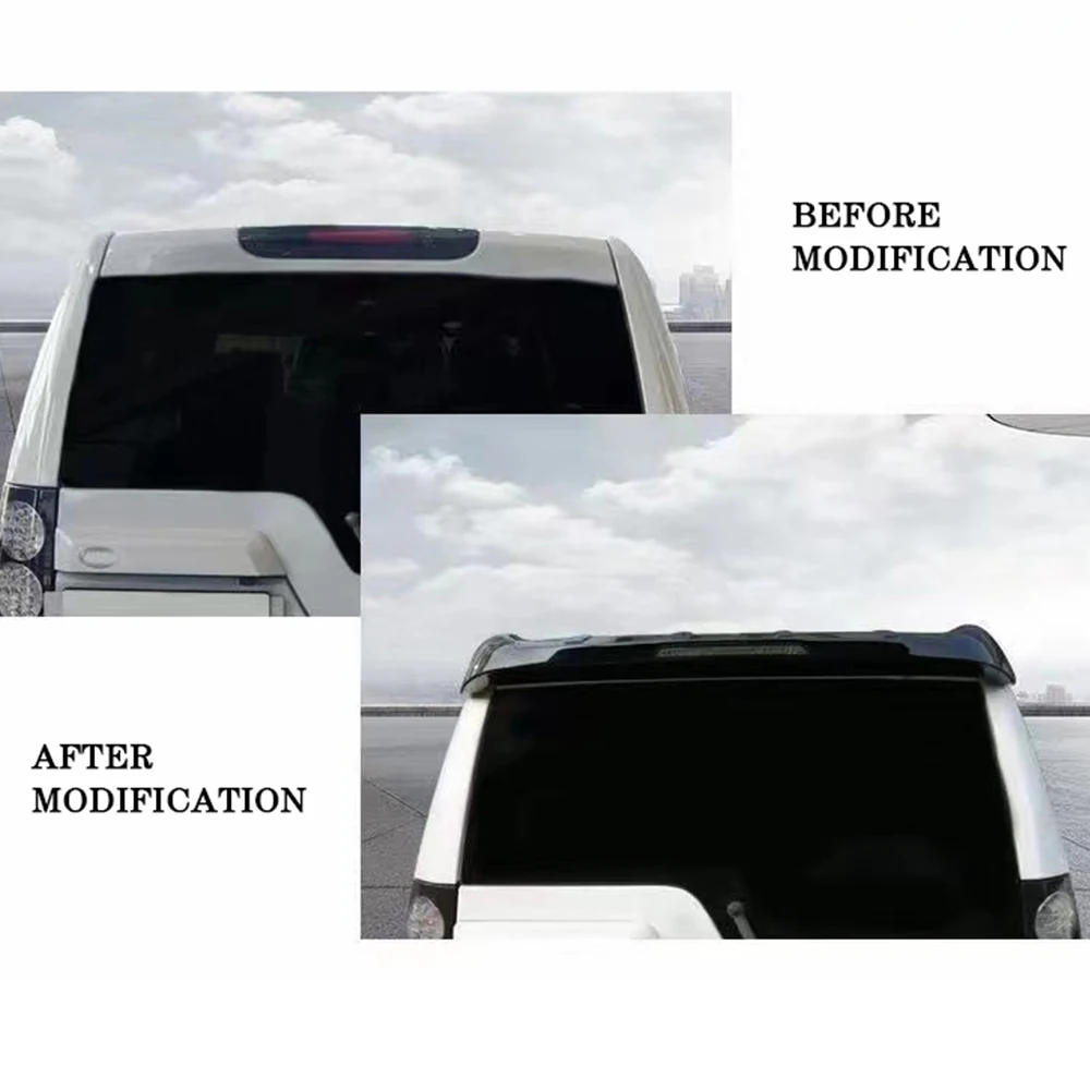 Черный чехол для заднего бампера диффузор губ спойлер со светодиодной