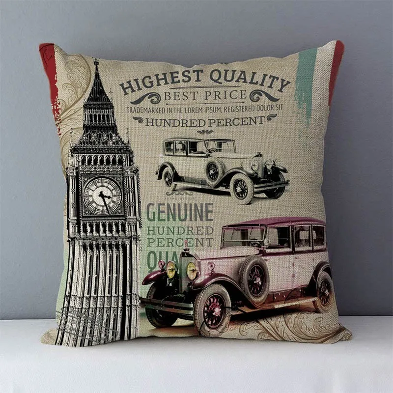 

Чехол для подушки YOUNMLEY, 45х45 см, полиэстер/хлопок