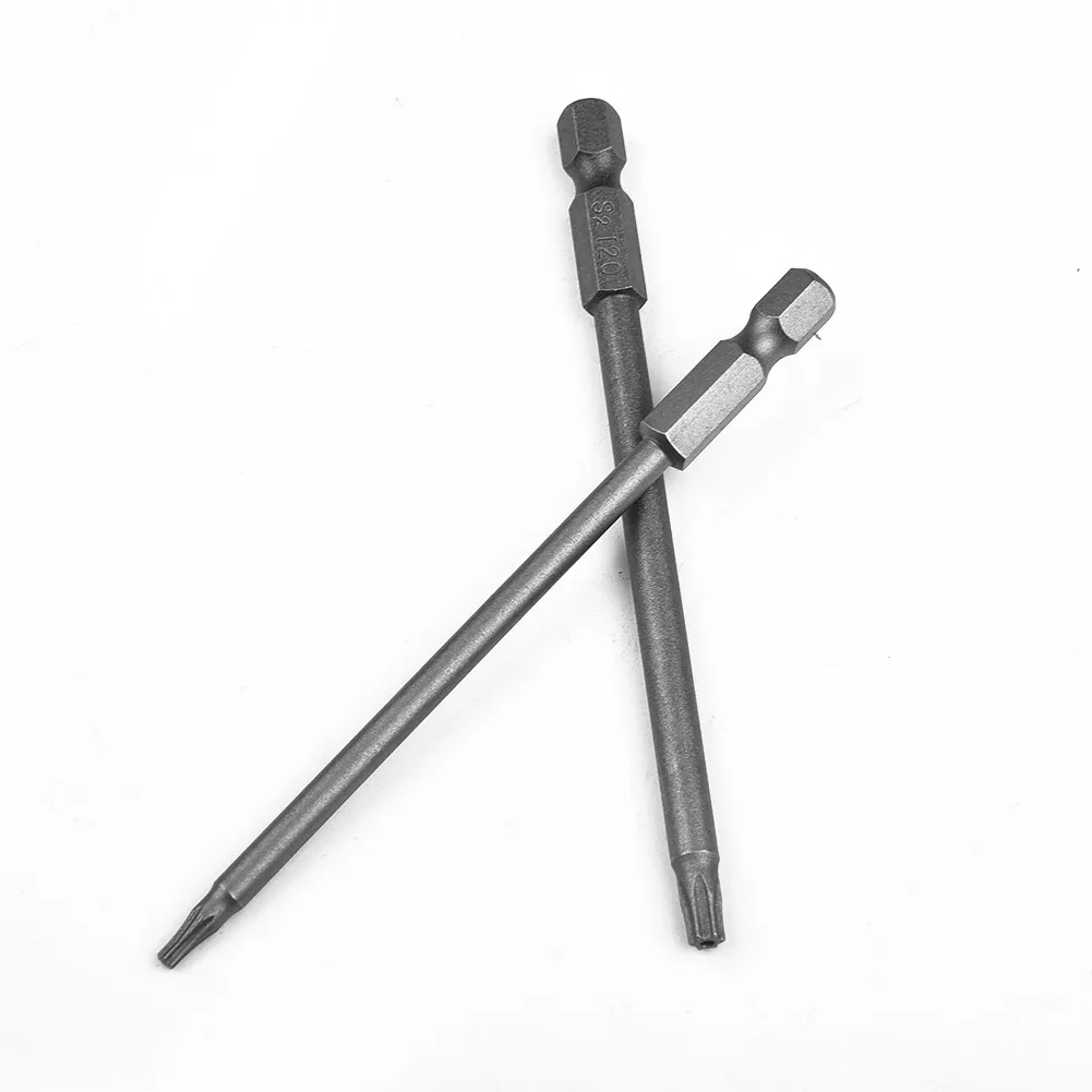 

1PC Magnetic Torx Screwdriver Bit 100mm Long T8,T10,T15,T20,T25,T27,T30,T40 Plum Blossom Hollow Electric Wind Bit Screwdriver