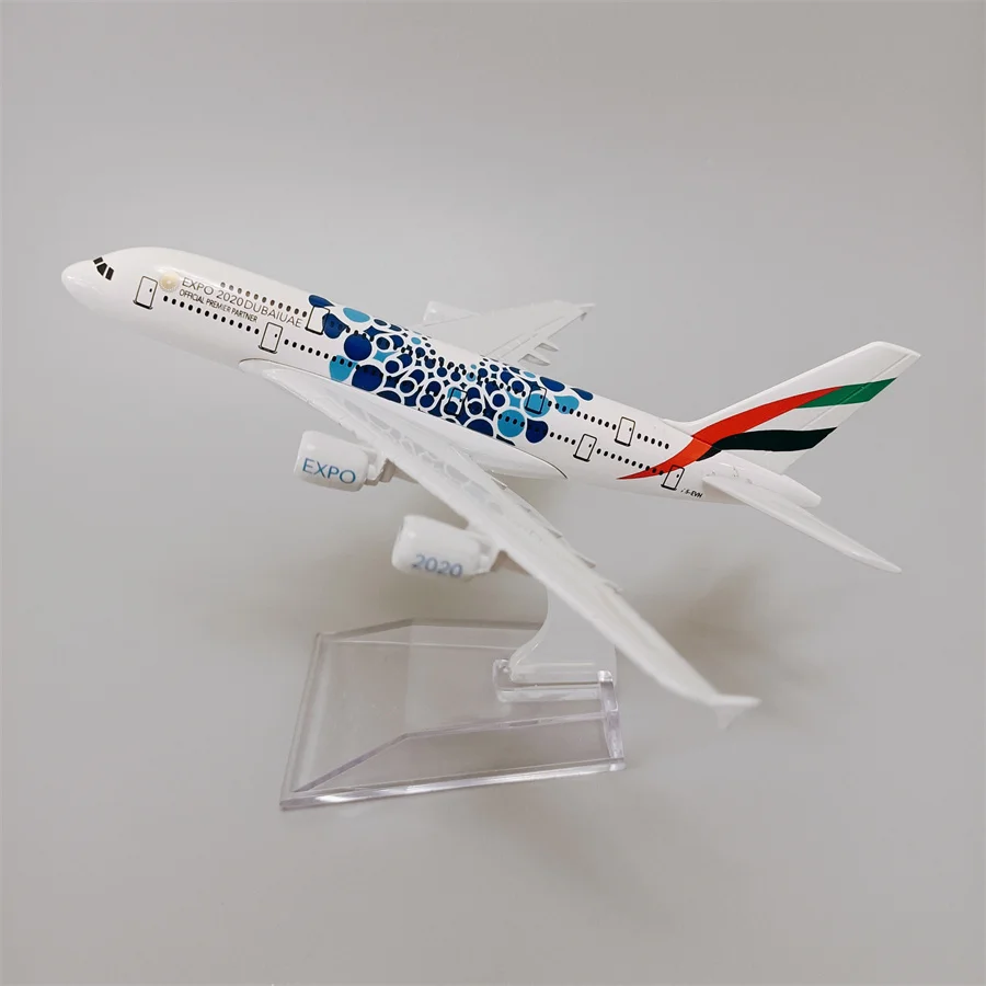 

16cm Alloy Metal Air EXPO 2020 DUBAIUAE DUBAI Airbus 380 A380 Airlines Airplane Model Airways Diecast Air Plane Model Aircraft