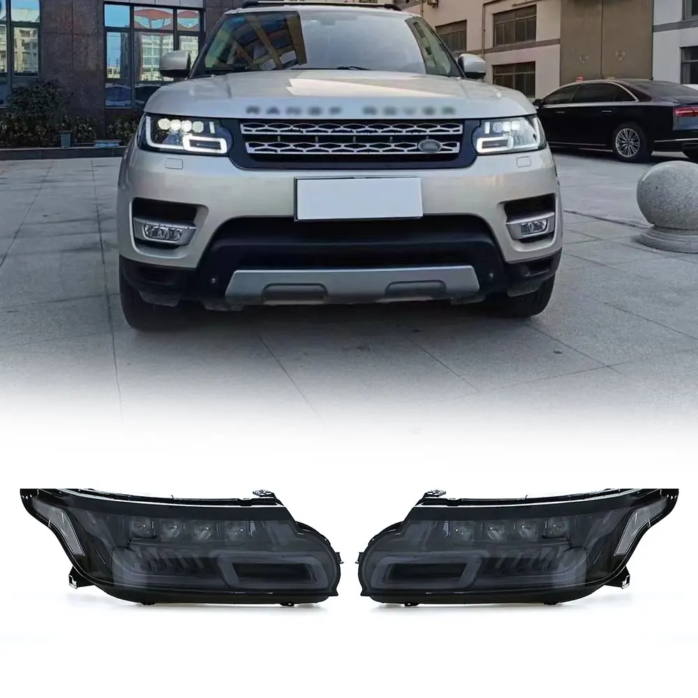 

Car LED Headlights for Land Rover Range Rover Sport 2014-2017 Headlights Plug and Play with LED DRL Dynamic Turning Headlights