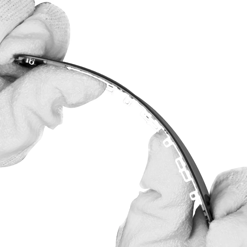 10Pcs 3IN1 Front Glass Frame & Cold OCA Glue Pre-Installed Premium for iPhone 5 6 7 8 XR 11 LCD Screen Refurbishing Replacement